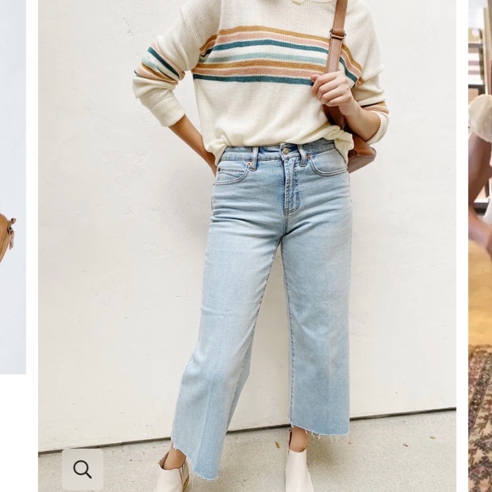 Oat New York Light Blue Ankle Jeans